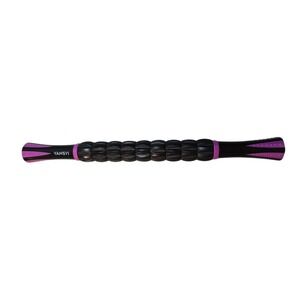 YANSYI Muscle Roller Stick Deep Tissue Massage Tool Blk Purple Handheld Recovery